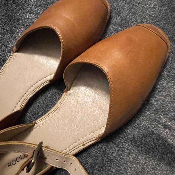 Roolee brown ankle strap shoes - Picture 3 of 7
